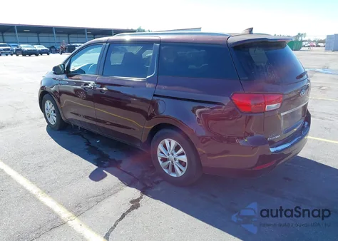 2016 Kia Sedona Lx из США, поврежденный, VIN KNDMB5C18G6086064